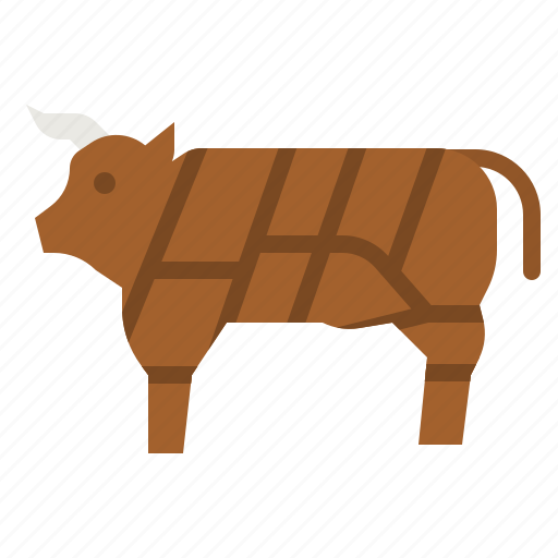 Cow, beef, part, butcher, meat icon - Download on Iconfinder
