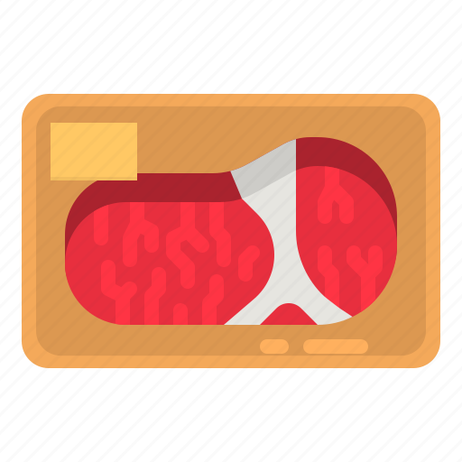 Wrapping, meat, packaging, pack, steak icon - Download on Iconfinder