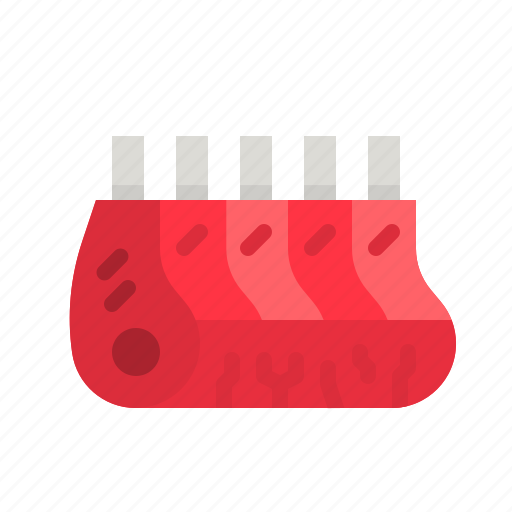 Lamb, meat, rib, barbeque, bbq icon - Download on Iconfinder