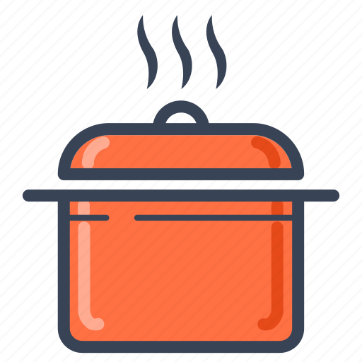 Cooking, food, hot, kitchen, kitchen ware, pot icon - Download on Iconfinder