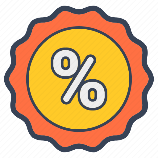 Approved, discount, percent, sticker icon - Download on Iconfinder