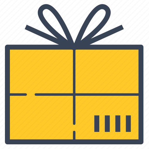 Barcode, box, delivery, gift, online, package, packaging icon - Download on Iconfinder