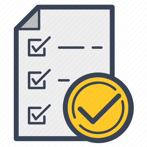 Check, check list, document, list, paper icon - Download on Iconfinder