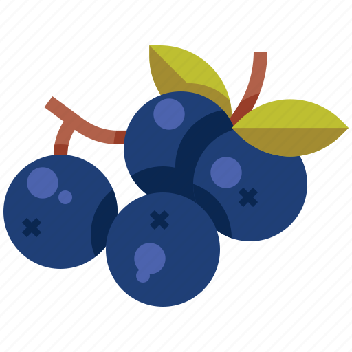 Berries, berry, blueberry, fruit, nature, organic icon - Download on Iconfinder