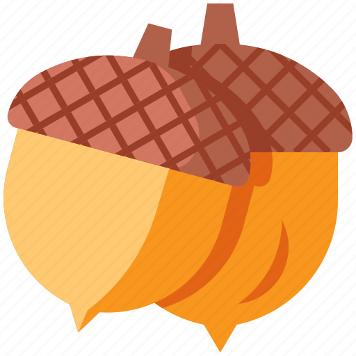 Acorn, autumn, chestnut, fall, nut, oak, seed icon - Download on Iconfinder