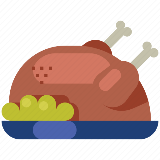 Autumn, cuisine, food, meal, roast, turkey icon - Download on Iconfinder