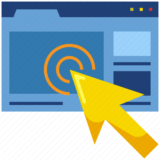 Click, clicks, data, site, traffic, visit, website icon - Download on Iconfinder