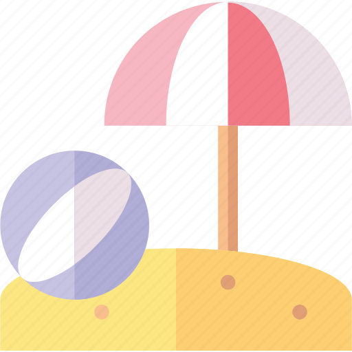 Beach, beach ball, holiday, summer, travel, vacation icon - Download on Iconfinder