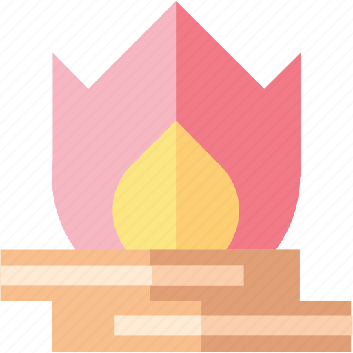 Bonfire, campfire, camping, fire, holiday, vacation icon - Download on Iconfinder