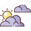 cloud, cloudy, forecast, partly cloudy, weather 