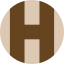 brown, h, circle, alphabet, abc 