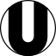 black, u, circle, alphabet, abc 