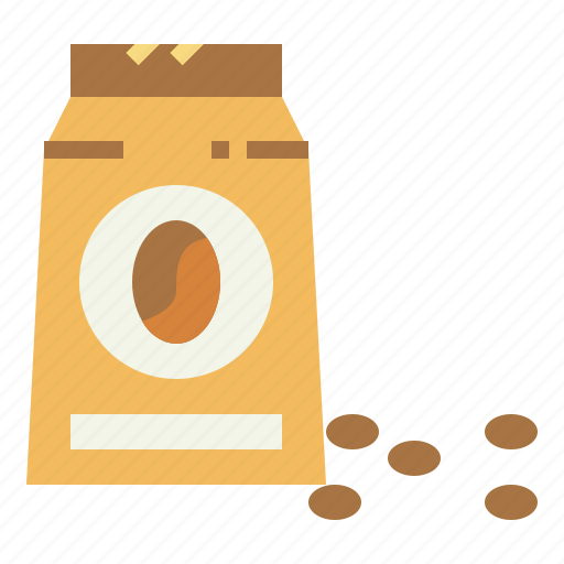 Bag, beans, coffee, package icon - Download on Iconfinder