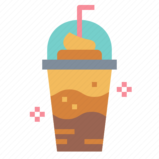 Coffee, cold, frappe, glass icon - Download on Iconfinder