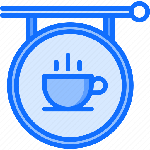 Cafe, food, lunch, restaurant, sign, signboard icon - Download on Iconfinder