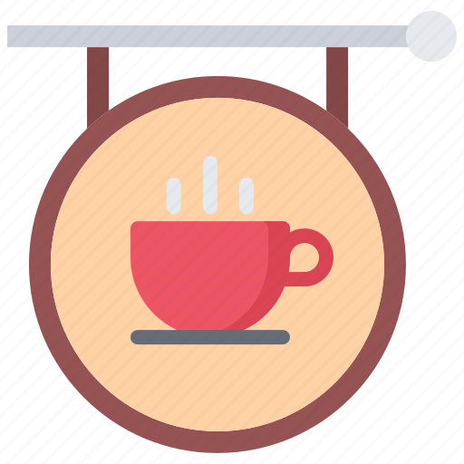 Cafe, food, lunch, restaurant, sign, signboard icon - Download on Iconfinder