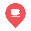 cafe, location, navigation, coffee, gps, restaurant, food