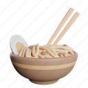 noodles, front, spaghetti, chopsticks, bowl
