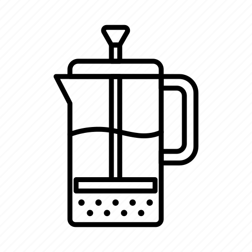 Cafe, coffee press, coffee, press, barista icon - Download on Iconfinder