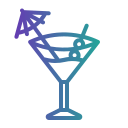 martini, party, cocktail, celebration