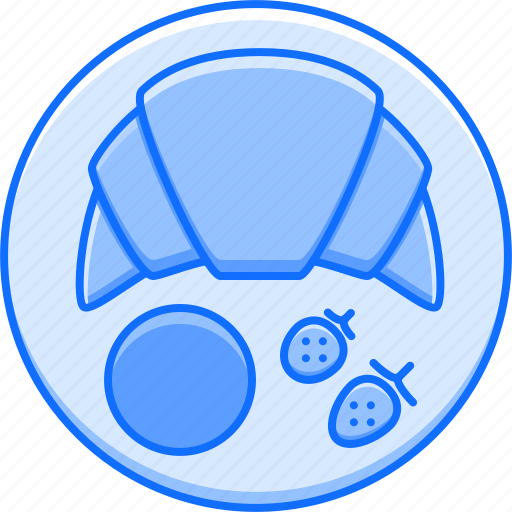 Cafe, croissant, food, jam, snack, strawberry, sweet icon - Download on Iconfinder