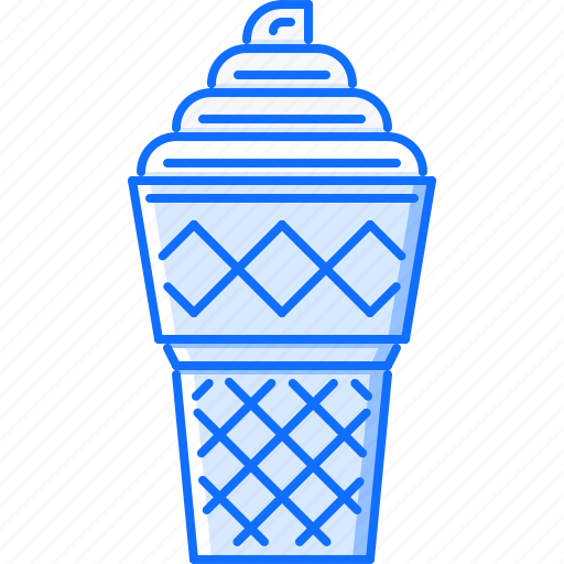 Cafe, cream, food, ice, snack, sweet, wafer icon - Download on Iconfinder