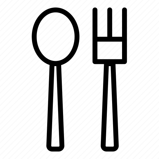 Spoon, fork, food, kitchen icon - Download on Iconfinder