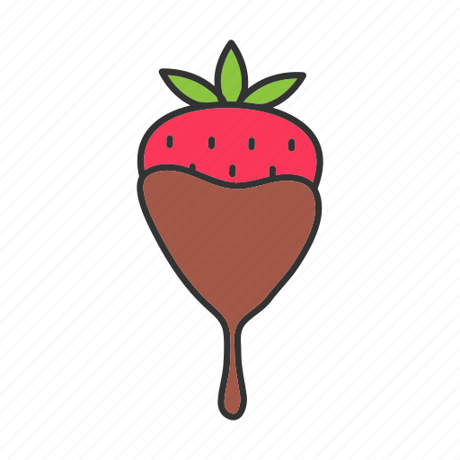 Berry, chocolate, dessert, food, fruit, strawberry, sweet icon - Download on Iconfinder