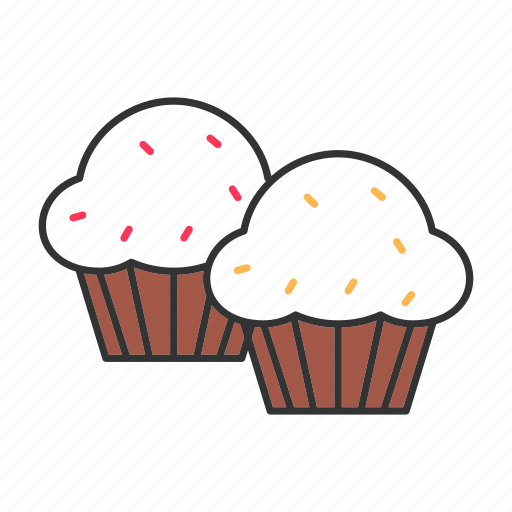 Cake, confectionery, cupcake, dessert, muffin, pastry, sweet icon - Download on Iconfinder