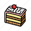 piece, cake, food, dessert, birthday, party 