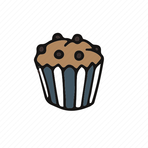 Cake, chip, chocolat, cupcake, pastry icon - Download on Iconfinder
