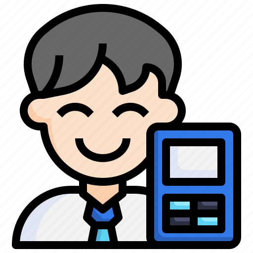 Accountant, professions, jobs, budget, financial icon - Download on Iconfinder