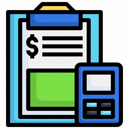 Clipboard, finance, accounting, economy, calculator icon - Download on Iconfinder