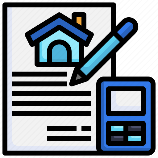 Loan, real, estate, financial, calculator, document icon - Download on Iconfinder