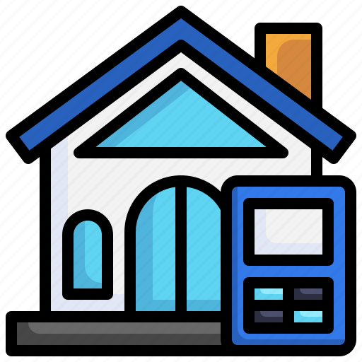 Real, estate, property, house, buildings, calculator icon - Download on Iconfinder