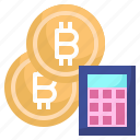 bitcoin, cryptocurrency, exchange, coin, calculator