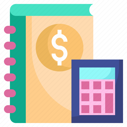 Ledger, business, private, account, book, calculator icon - Download on Iconfinder