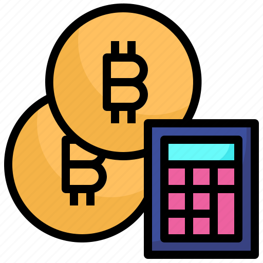 Bitcoin, cryptocurrency, exchange, coin, calculator icon - Download on Iconfinder