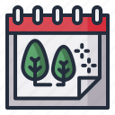 forest, schedule, date, calendar, event, tree, nature