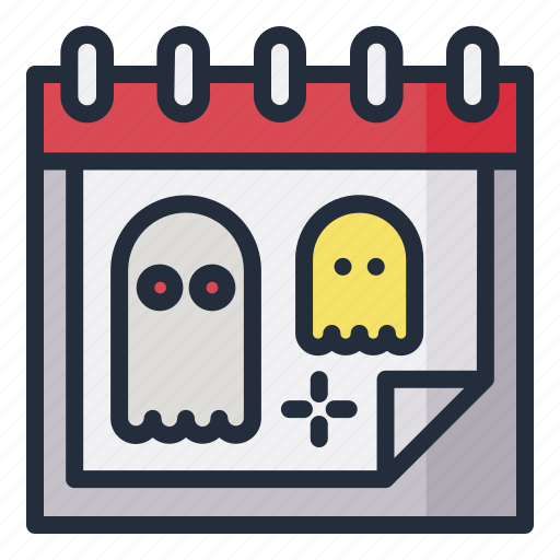 Halloween, horror, spooky, schedule, date, calendar, event icon - Download on Iconfinder