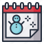 snowman, schedule, date, calendar, event, winter 
