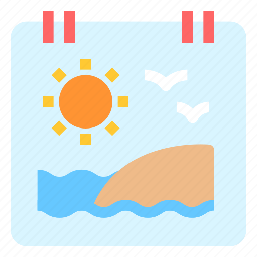 Holiday, vacation, summer, travel, beach, annual, event icon - Download on Iconfinder