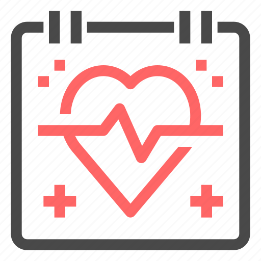Medical, checkup, diagnosis, heart, rate, hospital, annual icon - Download on Iconfinder
