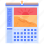 calendar, wall, calendary, schedule, date, organization 