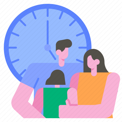 Family, time, child, schedule, clock, date, organization icon - Download on Iconfinder