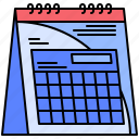 desk, calendar, schedule, organization, time, date, years