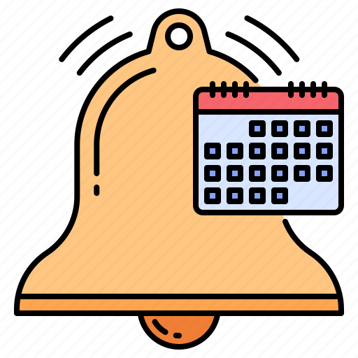 Notification, event, reminder, schedule, organization, calendar, bell icon - Download on Iconfinder