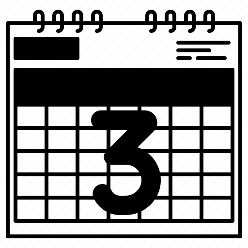 3, days, calendar, three, daily, calendars, tool icon - Download on Iconfinder