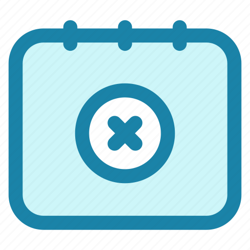 Cancel, delete, remove, calendar, date icon - Download on Iconfinder
