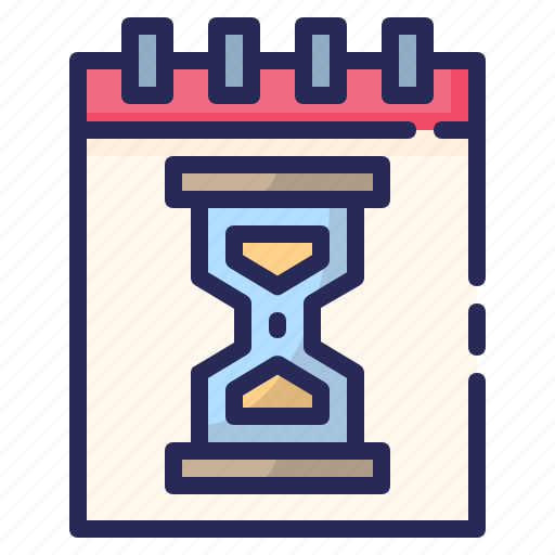 Alarm, calendar, hourglass, management, sandglass icon - Download on Iconfinder